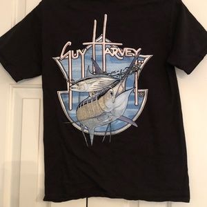 Guy Harvey Adult Small Black Tshirt